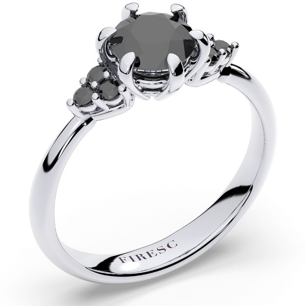 Inel AA266, 14K Alb 1