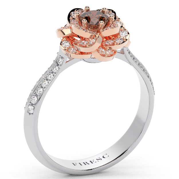 Inel AA212, 14K Alb 1