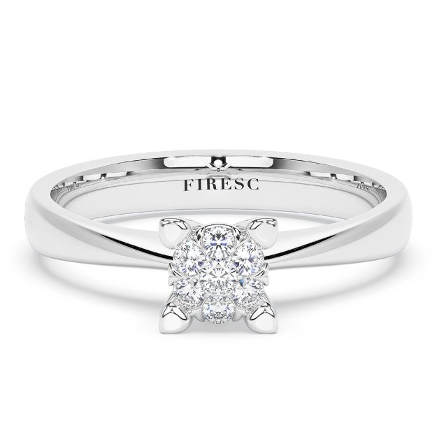 Inel AA02IL, 14K Alb 3