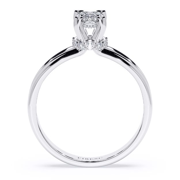 Inel AA14IL, 14K Alb 2