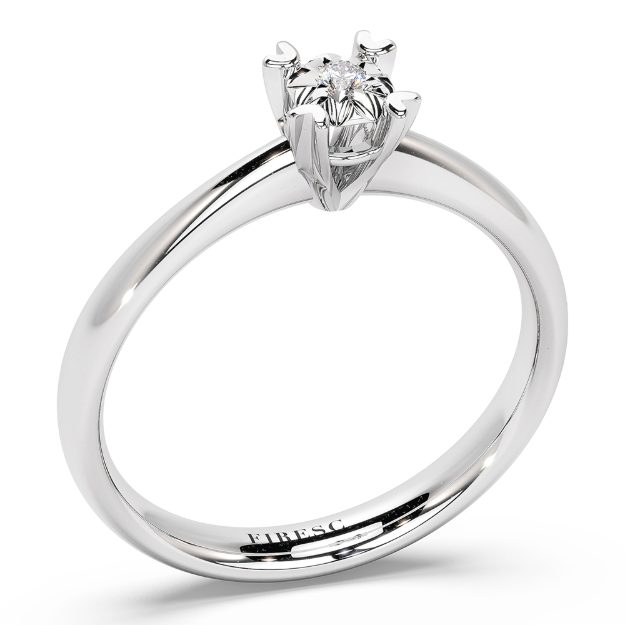 Inel AA06IL, 14K Alb 1