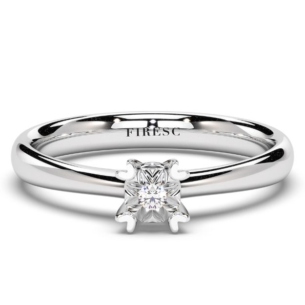 Inel AA06IL, 14K Alb 3