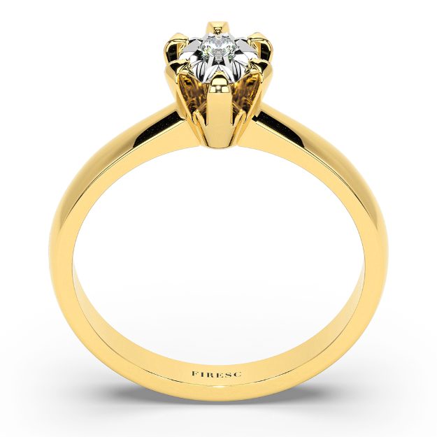 Inel AA15IL, 14K Galben 2