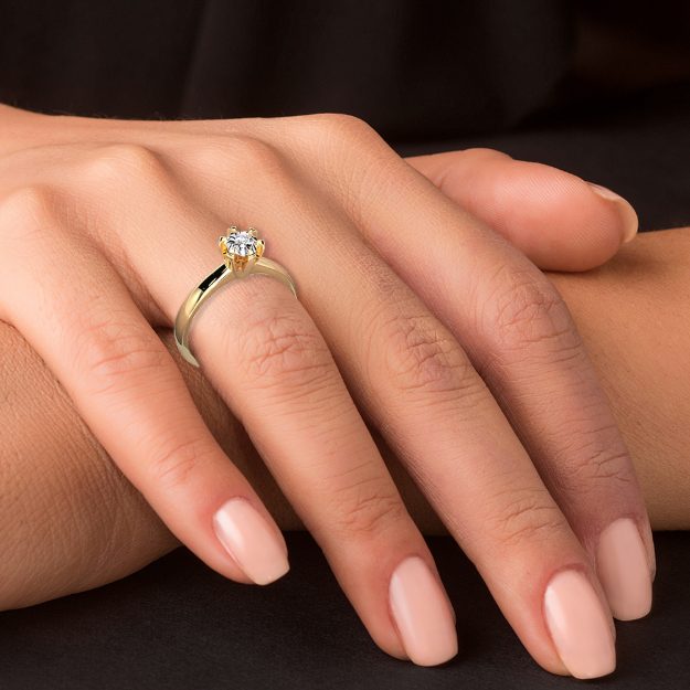 Inel AA15IL, 14K Galben 4