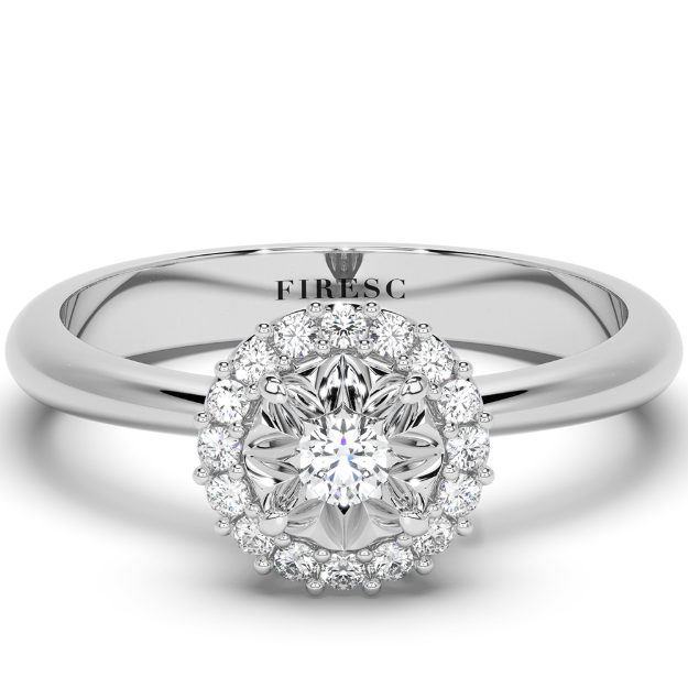 Inel AA388IL, 14K Alb 3