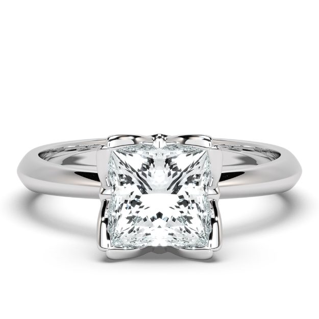 Inel AA424, 14K Alb 3