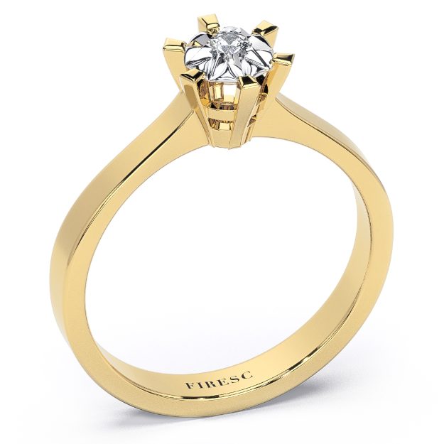 Inel AA22IL, 14K Galben 1