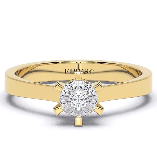 Inel AA22IL, 14K Galben 3
