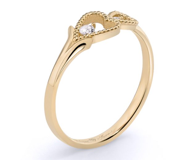 Inel AA77, 14K Galben 3