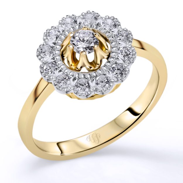Inel AA273, 14K Galben 1