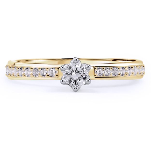Inel AA223B, 14K Galben 2