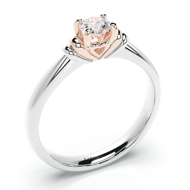 Inel AA291B, 14K Alb 1