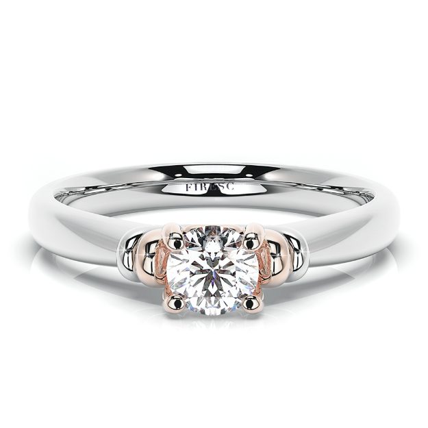 Inel AA291B, 14K Alb 2