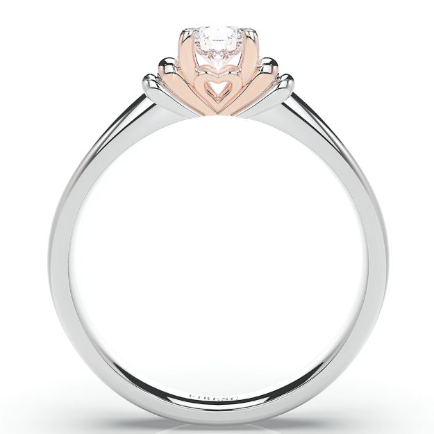 Inel AA291B, 14K Alb 3
