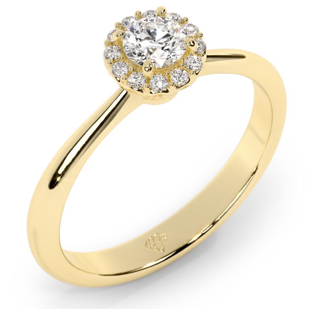 Inel AA388W, 14K Galben 1