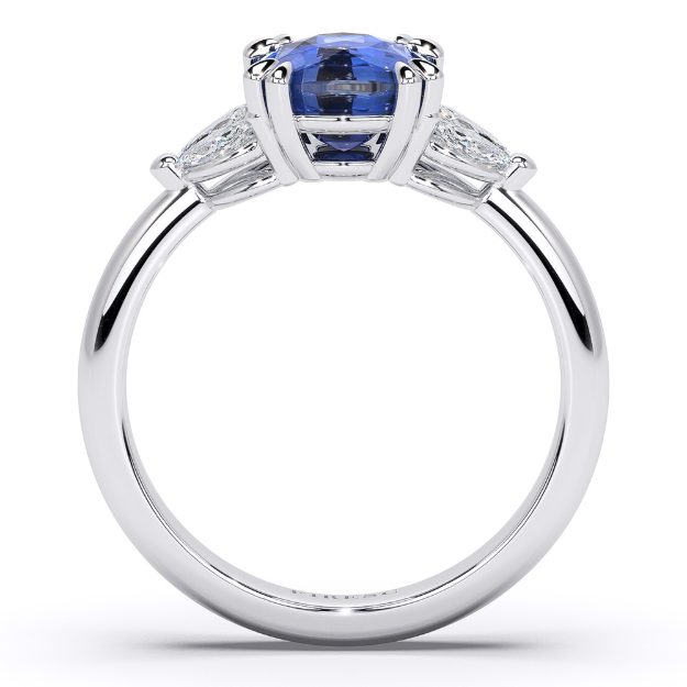 Inel AA436, 14K Alb 2