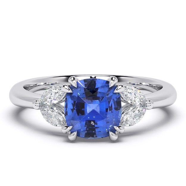 Inel AA436, 14K Alb 3