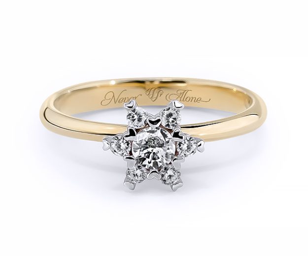 Inel AA254, 14K Galben 2