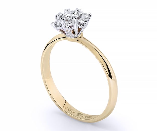 Inel AA254, 14K Galben 3