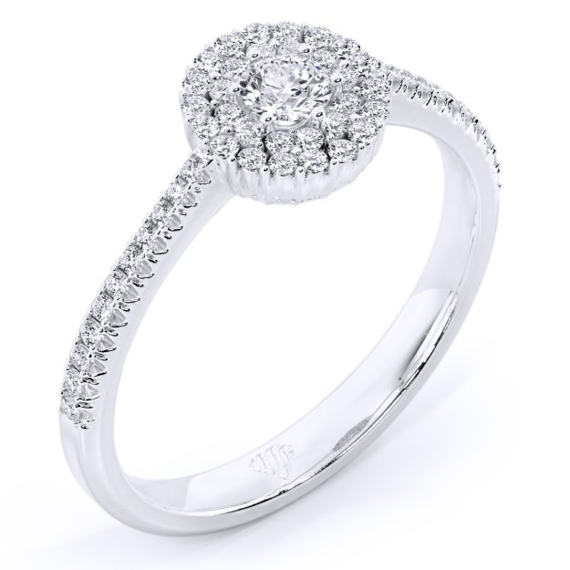 Inel AA312, 14K Alb 1