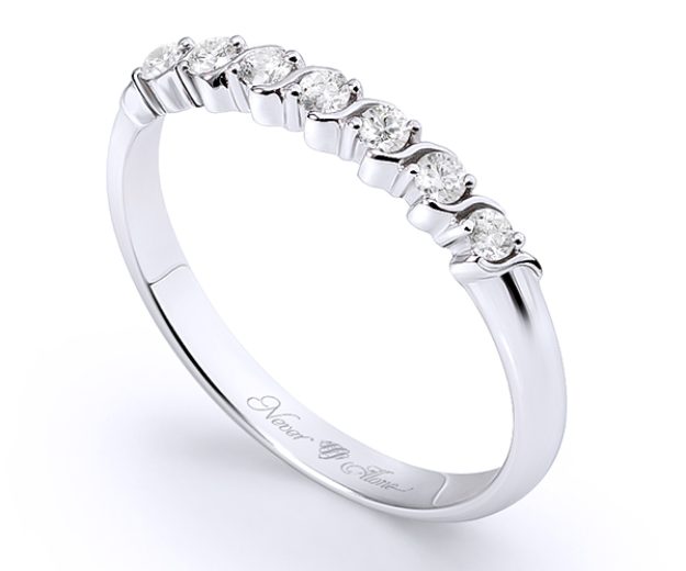 Inel AA329, 14K Alb 1