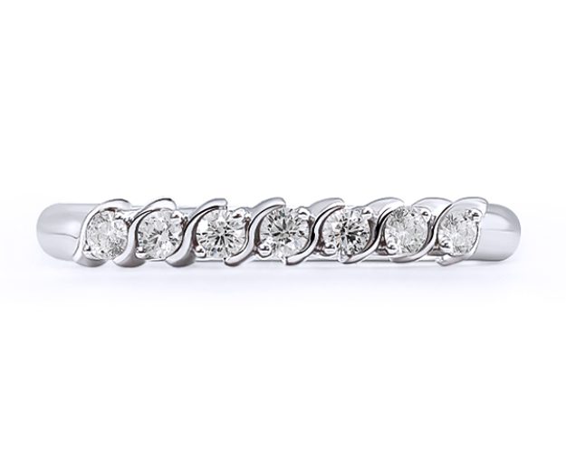 Inel AA329, 14K Alb 2
