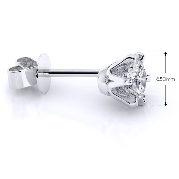 Cercei AC250, 14K Alb 2