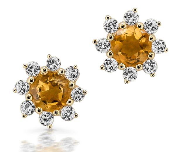 Earrings AC313, 14K Yellow 1