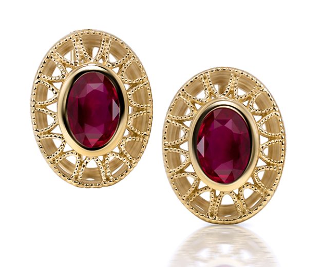 Cercei AC366, 14K Galben 1