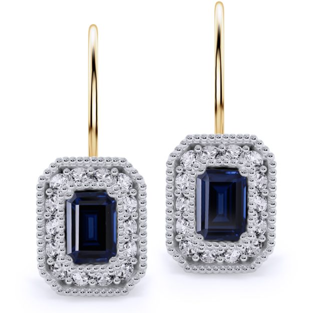 Cercei AN02C, 14K Alb 1