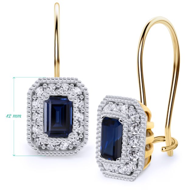 Cercei AN02C, 14K Alb 2