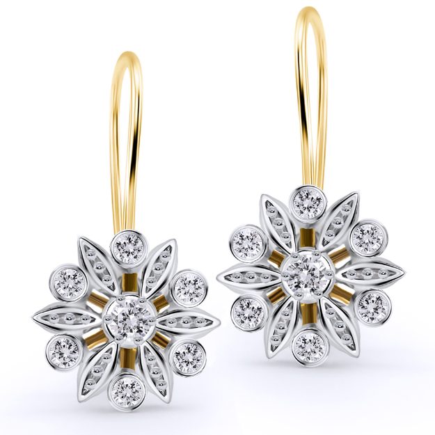 Cercei AN01C, 14K Alb 1