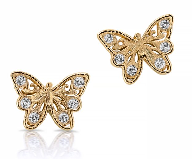Cercei AC259, 14K Galben 1