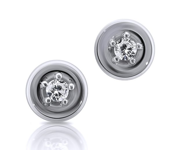 Cercei AC256B, 14K Alb 1