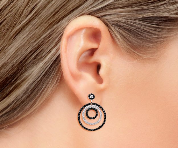 Cercei AC140, 14K Alb 3