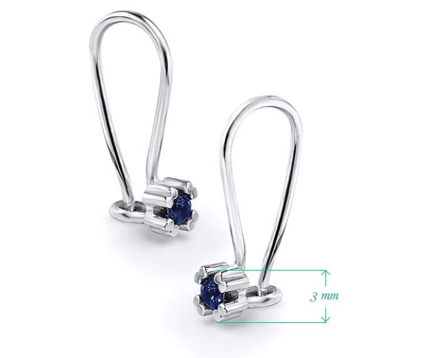 Cercei AC17, 14K Galben 2