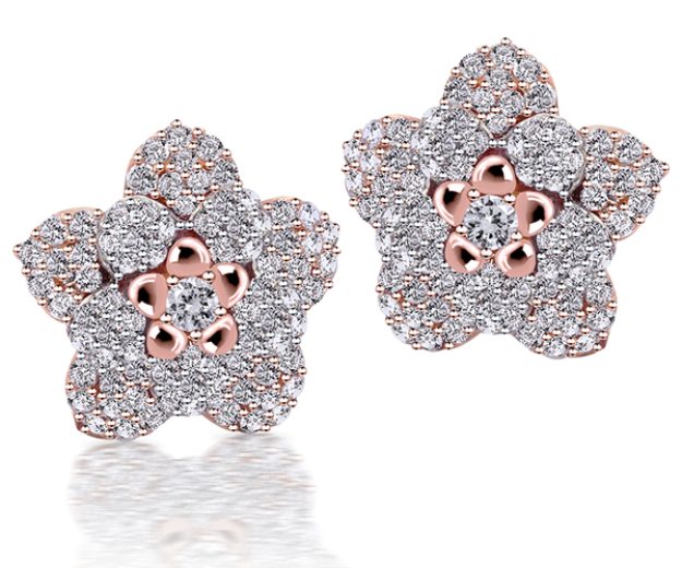 Cercei AC165, 14K Alb 1