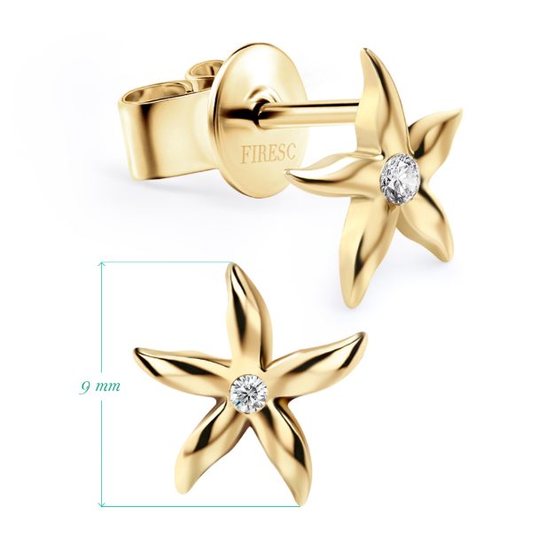 Cercei F187, 14K Galben 2