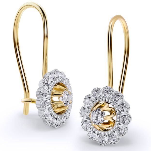 Cercei AC273, 14K Galben 1
