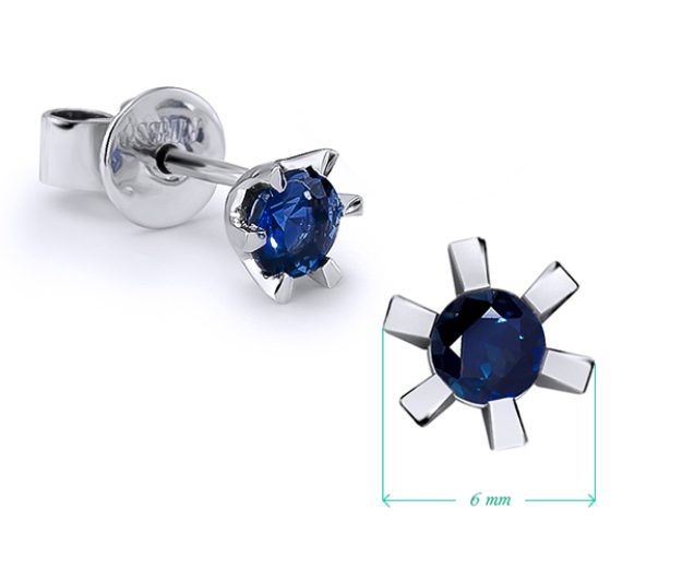 Cercei AC22, 14K Alb 2