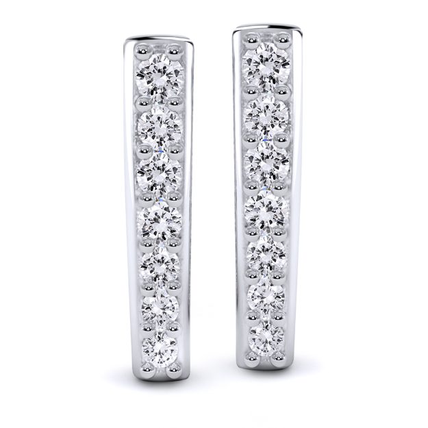 Cercei AC379, 14K Alb 1
