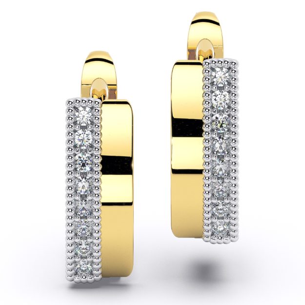 Cercei AC156, 14K Galben 1