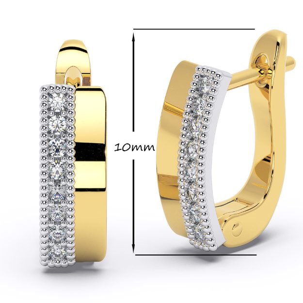Cercei AC156, 14K Galben 2