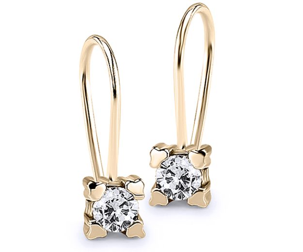 Cercei AC13, 14K Galben 1