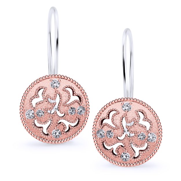 Cercei AN04C, 14K Alb 1