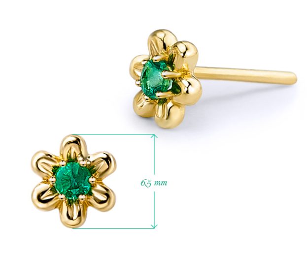 Cercei AC152, 14K Galben 2