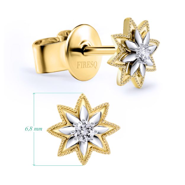 Cercei AC252, 14K Galben 2