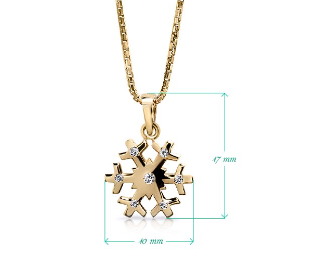 Pandantiv AP85B, 14K Galben 2