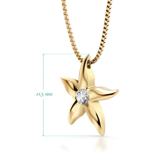 Pandantiv F187P, 14K Galben 3