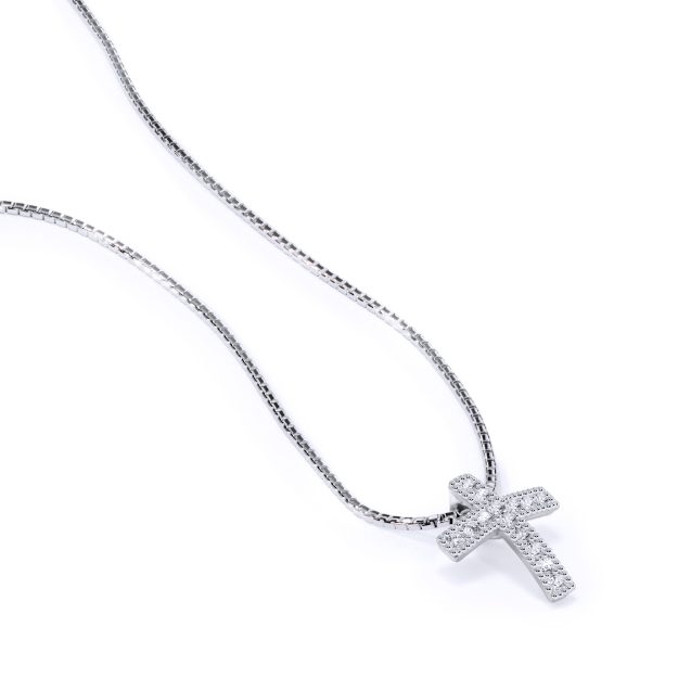 Pandantiv bebe BB156B, 14K Alb 2